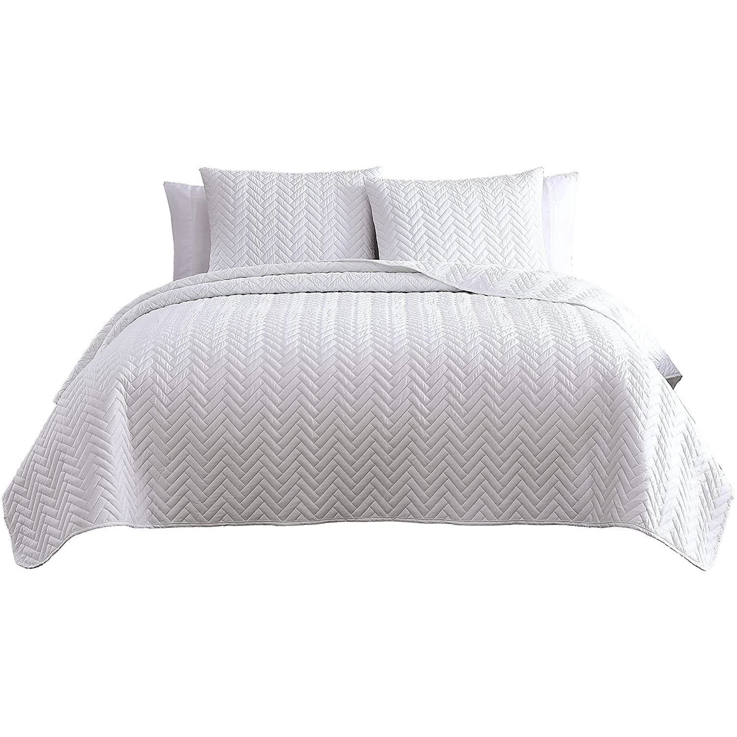 Frendorf | 3-Teilig: Die Nesting Company Birken-Bettwäsche-Kollektion Präge-Bettüberwurf-Set