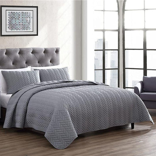 Frendorf | 3-Teilig: Die Nesting Company Birken-Bettwäsche-Kollektion Präge-Bettüberwurf-Set