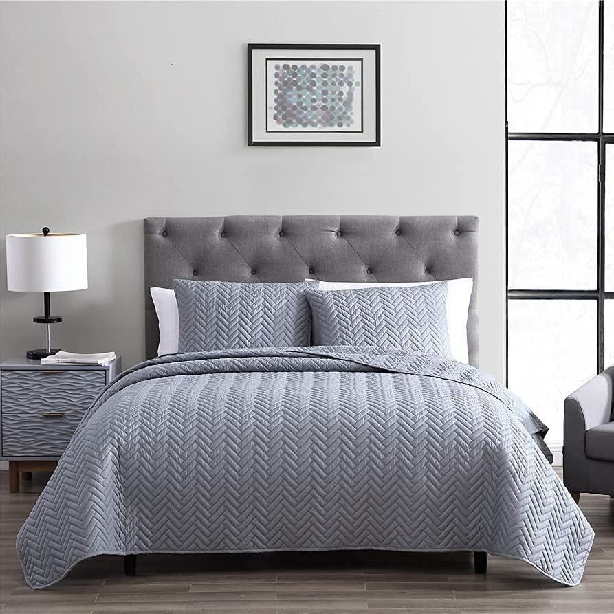 Frendorf | 3-Teilig: Die Nesting Company Birken-Bettwäsche-Kollektion Präge-Bettüberwurf-Set