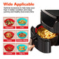 Frendorf | 3-teilig: Wiederverwendbare faltbare Air Fryer Silikon-Topf für 4+ Quart Air Fryer Ofen