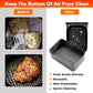 Frendorf | 3-teilig: Wiederverwendbare faltbare Air Fryer Silikon-Topf für 4+ Quart Air Fryer Ofen