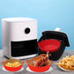 Frendorf | 3-teilig: Wiederverwendbare faltbare Air Fryer Silikon-Topf für 4+ Quart Air Fryer Ofen