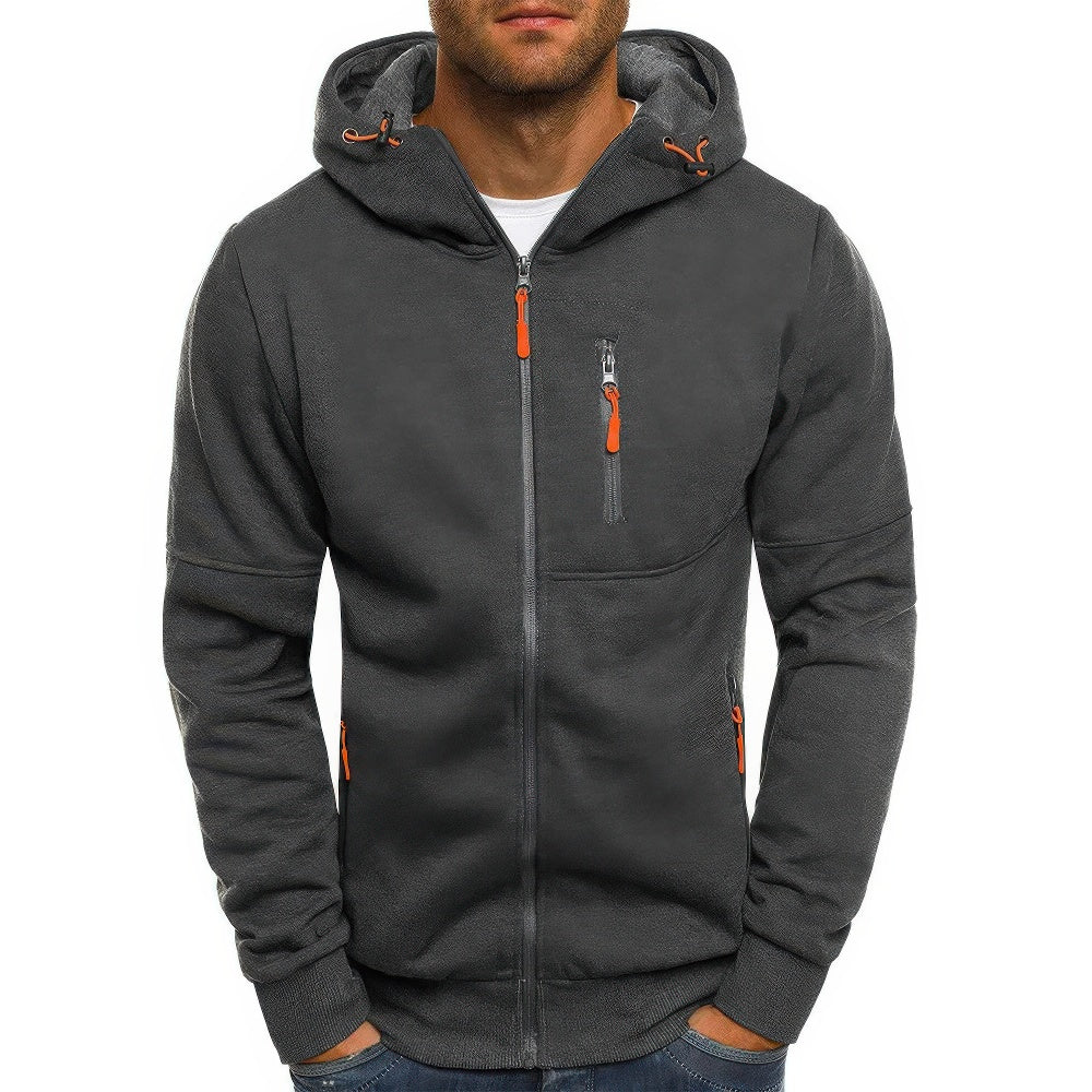 Frendorf | Bequeme Herren Hoodie Weste mit Reißverschluss