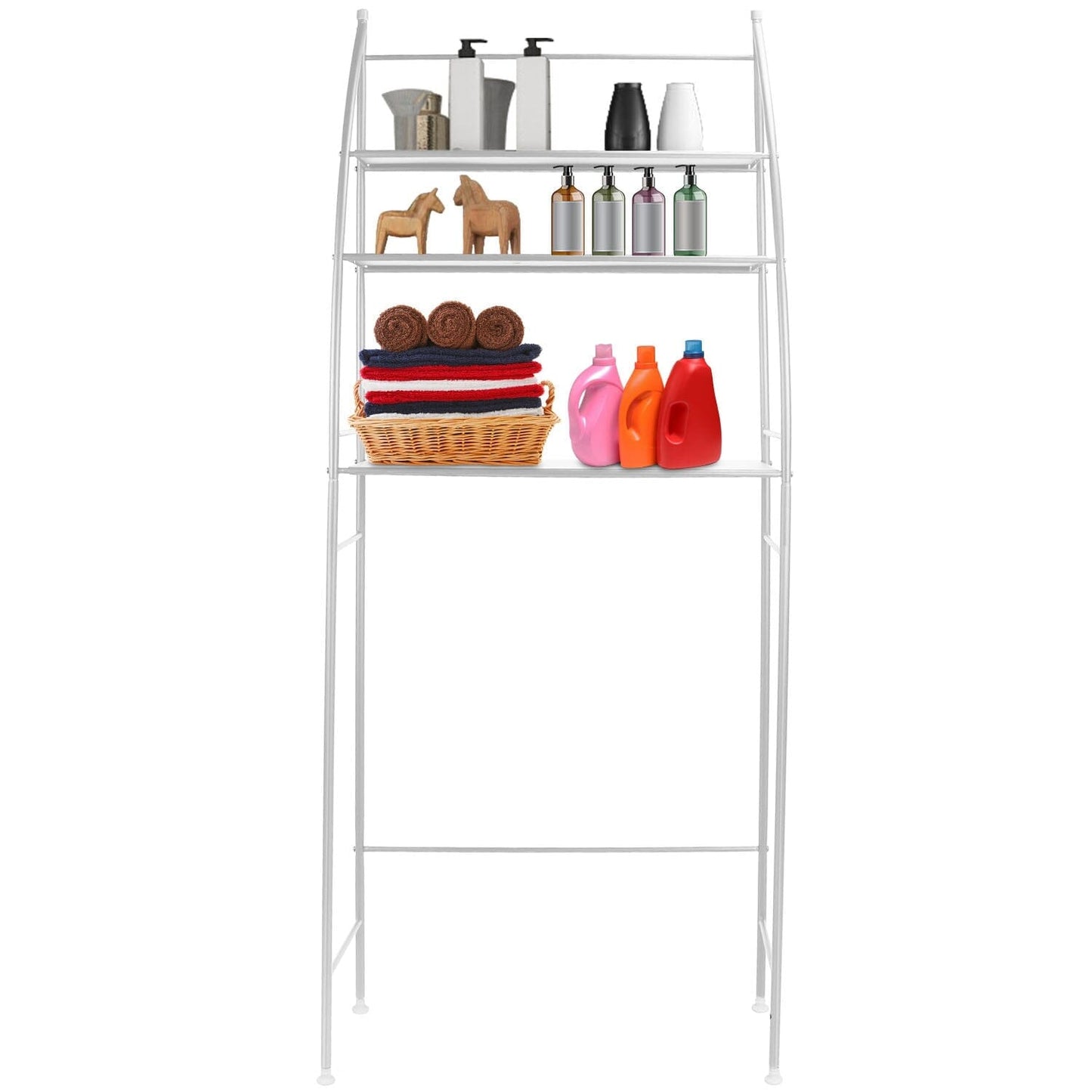 Frendorf | 3-stufiges Badezimmer Regalsystem über der Toilette