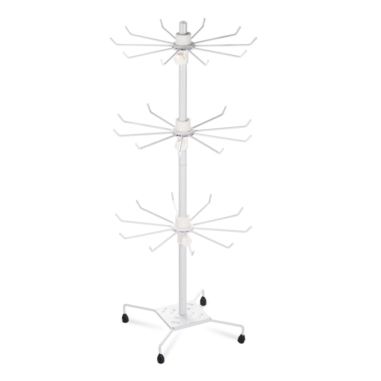 Frendorf | 3-Tier Metall Schmuck Rack 30-Haken Halsketten Armbänder Ausstellungsständer