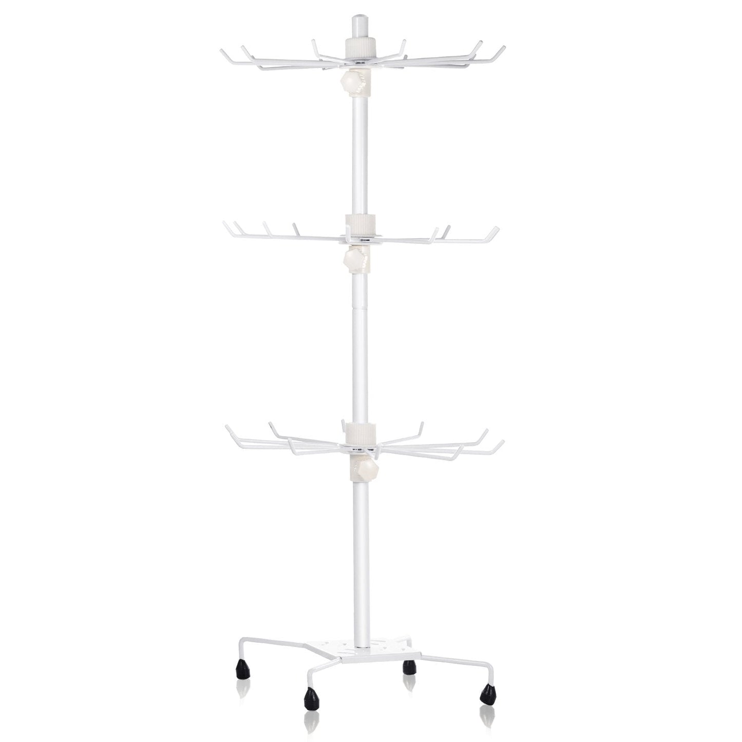 Frendorf | 3-Tier Metall Schmuck Rack 30-Haken Halsketten Armbänder Ausstellungsständer