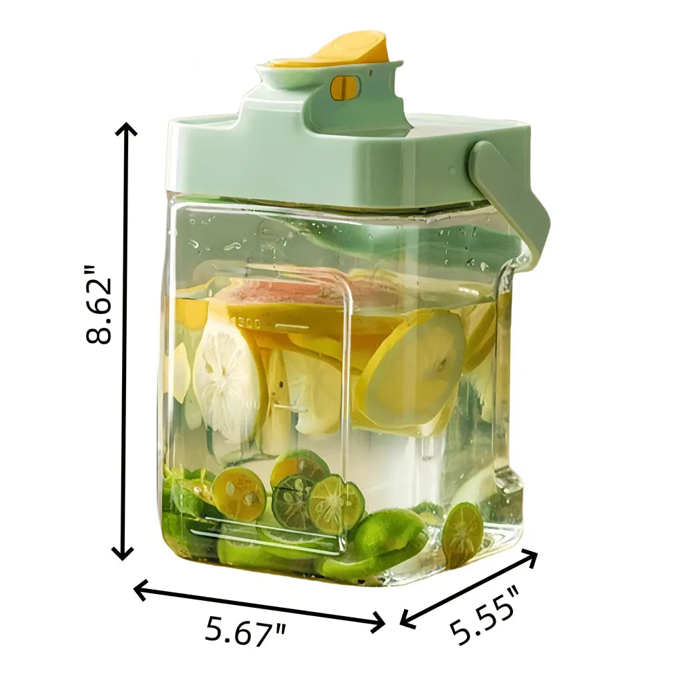Frendorf | 3.5L Getränkespender mit Auslaufhahn für Kühlschrank