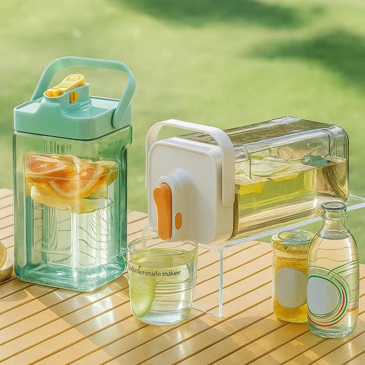 Frendorf | 3.5L Getränkespender mit Auslaufhahn für Kühlschrank