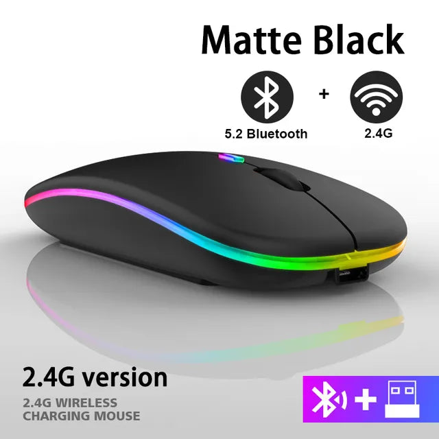 Frendorf |  Kabellose LED-Maus | Wiederaufladbare Bluetooth-Maus