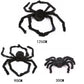 30/50/75/125/150/200cm Halloween Riesen Schwarze Plüschspinne Halloween Dekoration Requisiten Kinder Spielzeug Geisterhafte Außenparty Haus Dekor