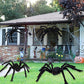 30/50/75/125/150/200cm Halloween Riesen Schwarze Plüschspinne Halloween Dekoration Requisiten Kinder Spielzeug Geisterhafte Außenparty Haus Dekor
