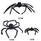 30/50/75/125/150/200cm Halloween Riesen Schwarze Plüschspinne Halloween Dekoration Requisiten Kinder Spielzeug Geisterhafte Außenparty Haus Dekor