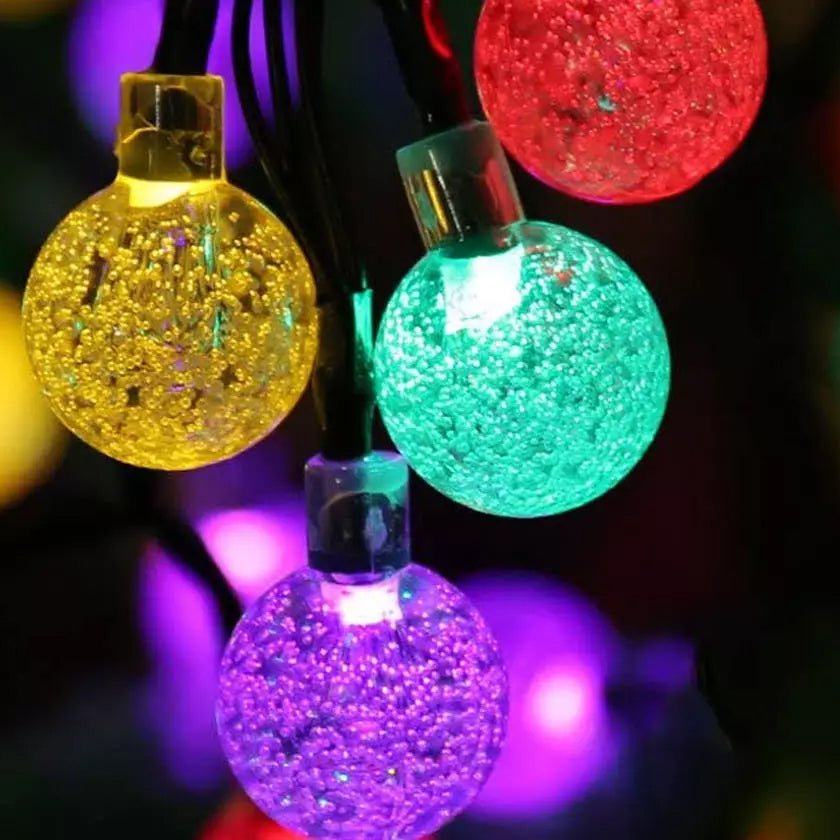 Frendorf | 30 LED Solar Lichterkette Balllichter Außen Wasserdicht Garten Dekor