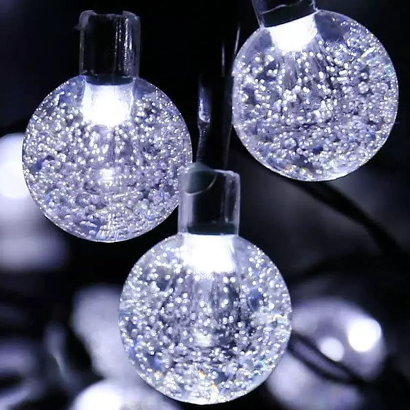 Frendorf | 30 LED Solar Lichterkette Balllichter Außen Wasserdicht Garten Dekor