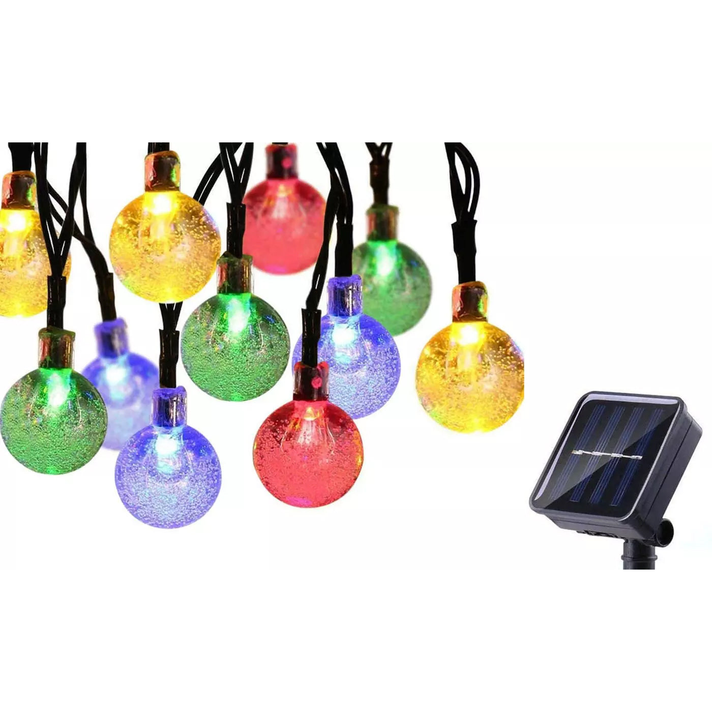 Frendorf | 30 LED Solar Lichterkette Balllichter Außen Wasserdicht Garten Dekor