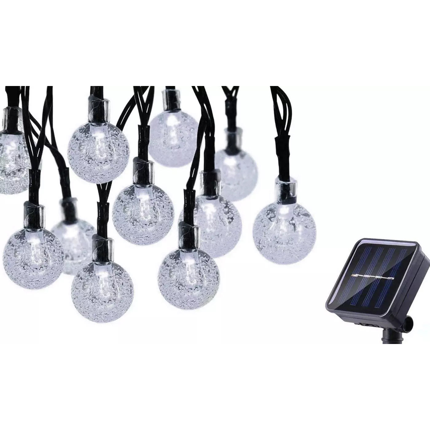 Frendorf | 30 LED Solar Lichterkette Balllichter Außen Wasserdicht Garten Dekor