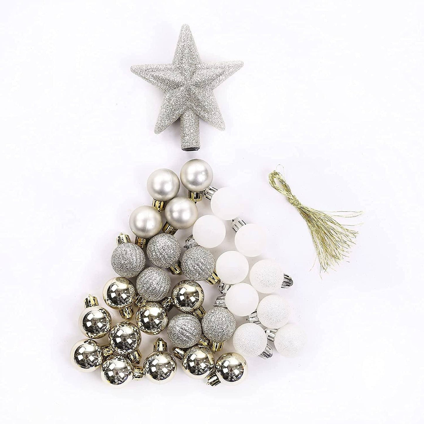 Frendorf | 30-teilig: Weihnachtsbaumkugeln für den Christbaum