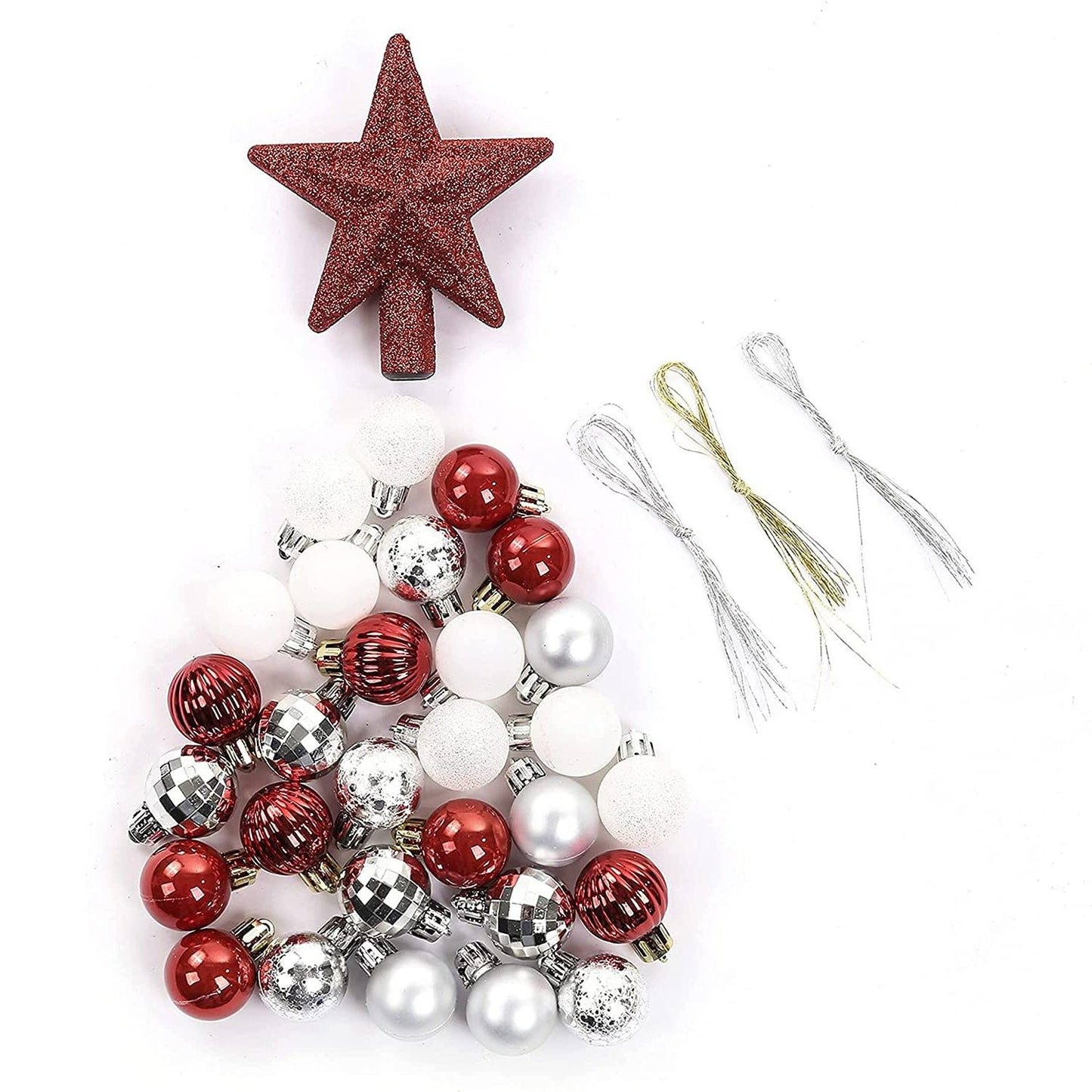 Frendorf | 30-teilig: Weihnachtsbaumkugeln für den Christbaum