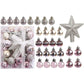 Frendorf | 30-teilig: Weihnachtsbaumkugeln für den Christbaum