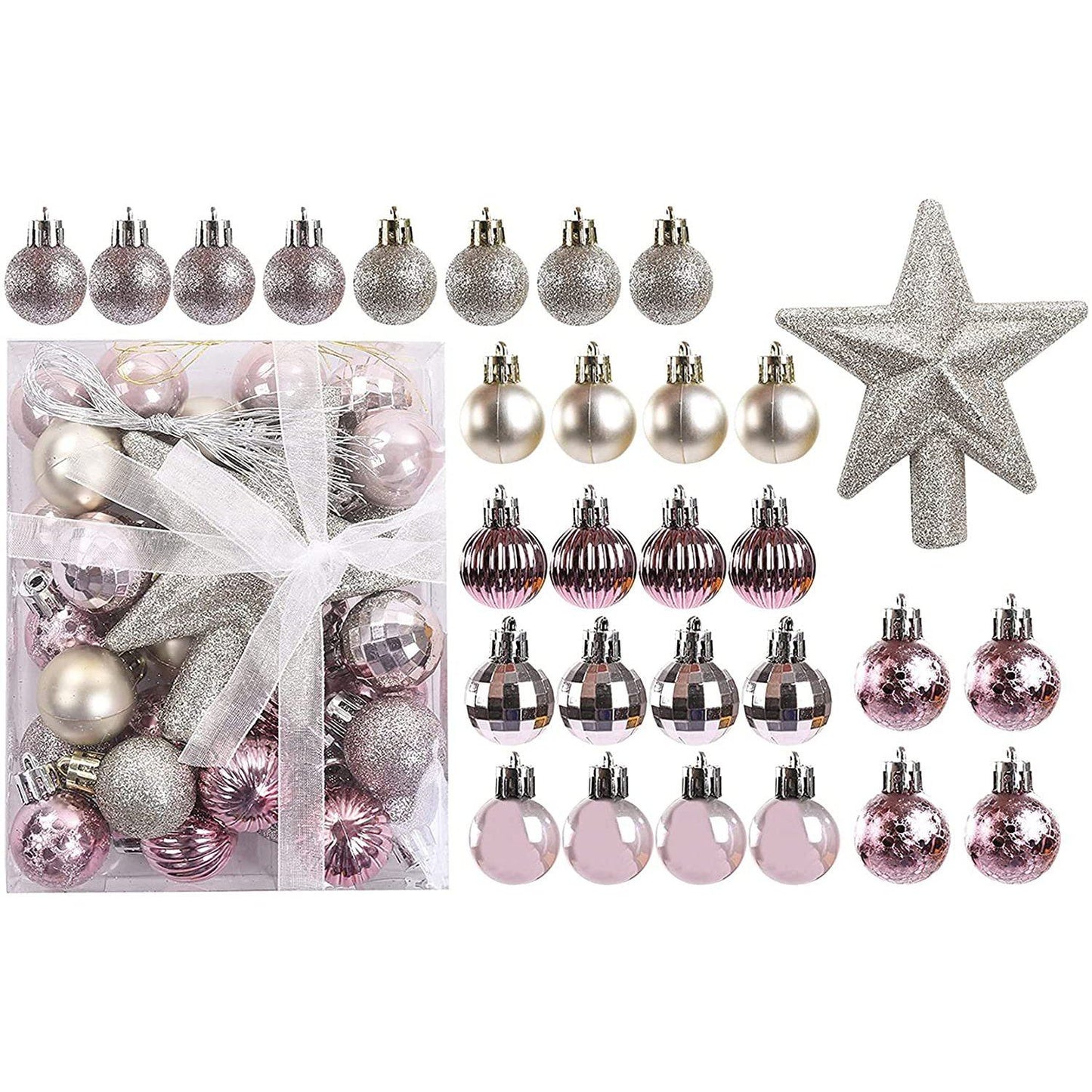 Frendorf | 30-teilig: Weihnachtsbaumkugeln für den Christbaum