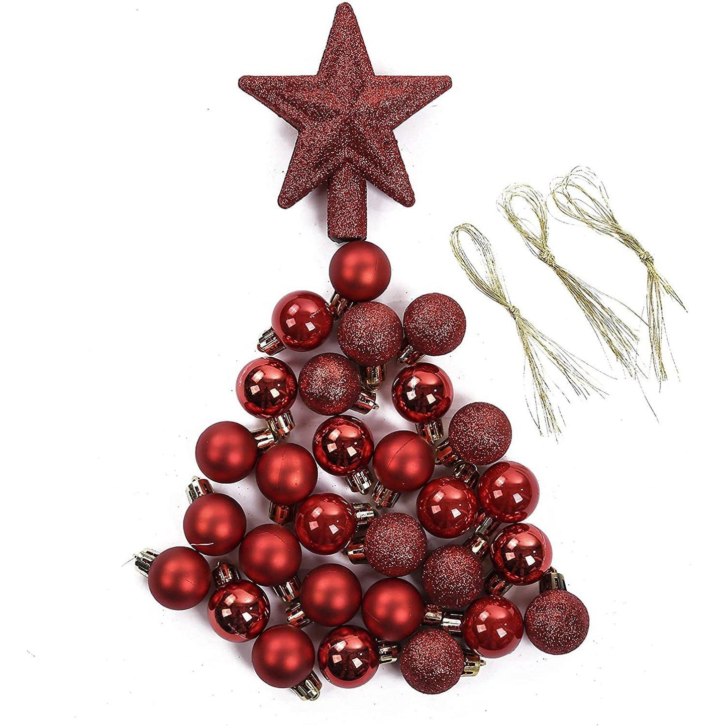 Frendorf | 30-teilig: Weihnachtsbaumkugeln für den Christbaum