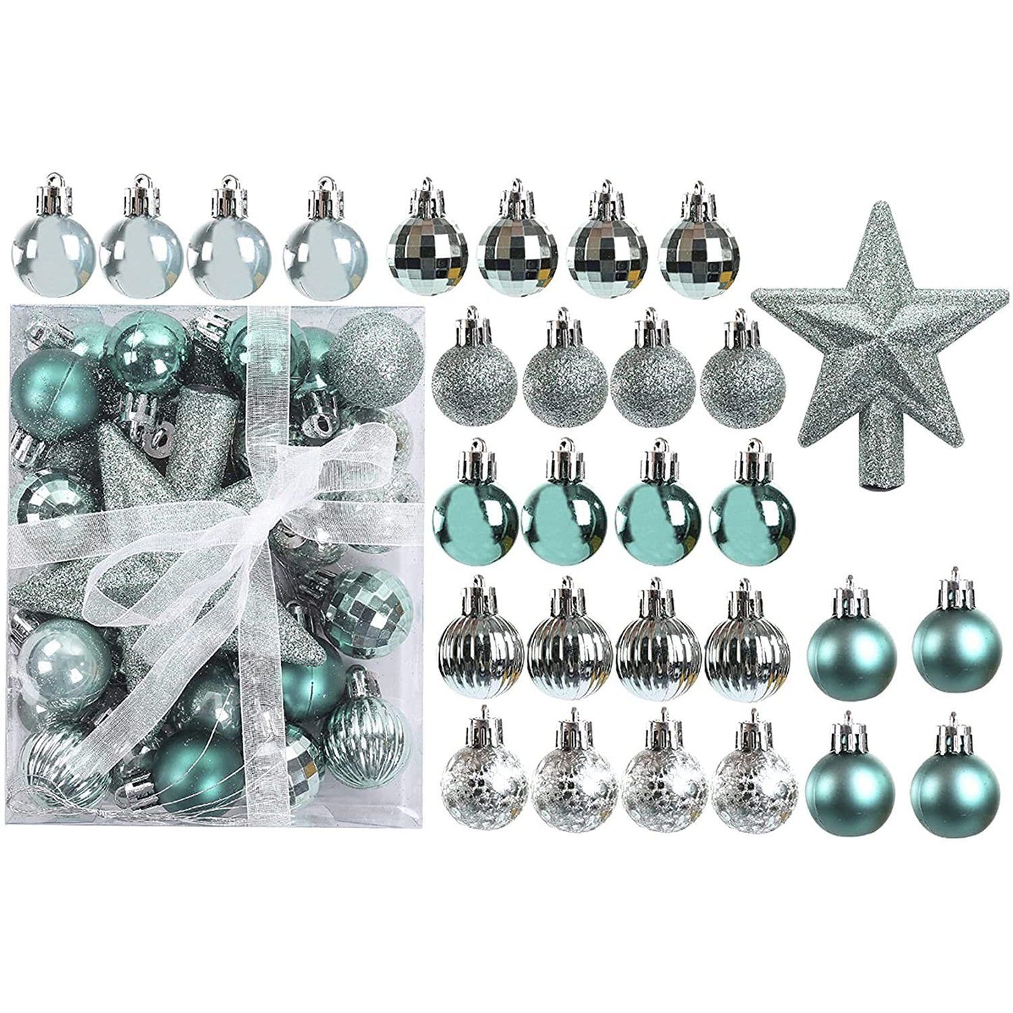 Frendorf | 30-teilig: Weihnachtsbaumkugeln für den Christbaum