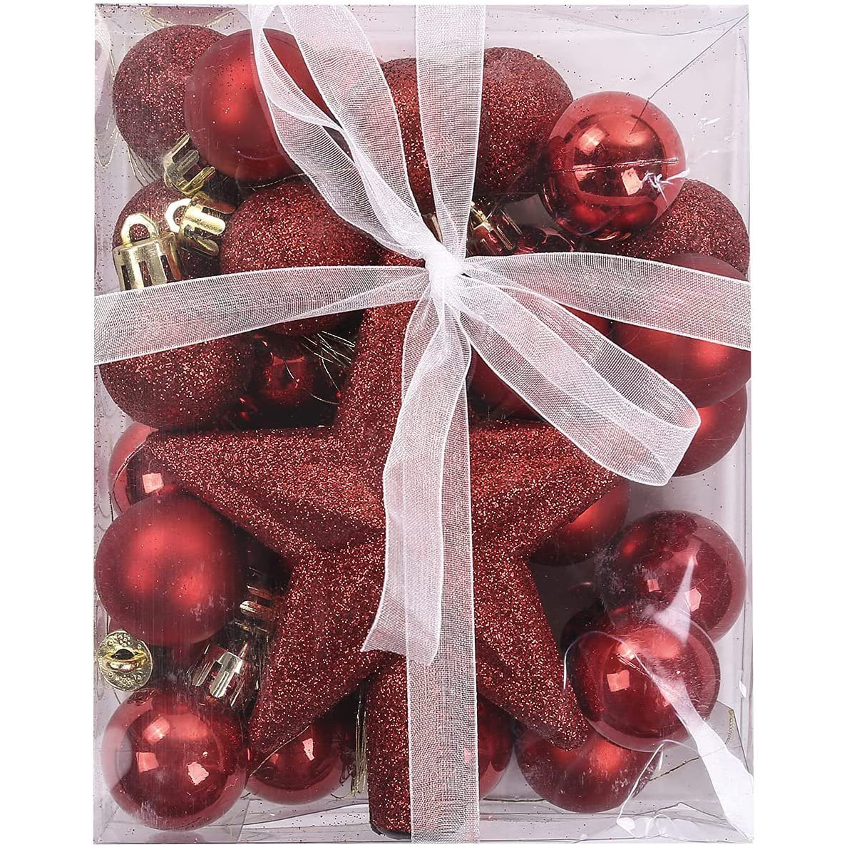 Frendorf | 30-teilig: Weihnachtsbaumkugeln für den Christbaum