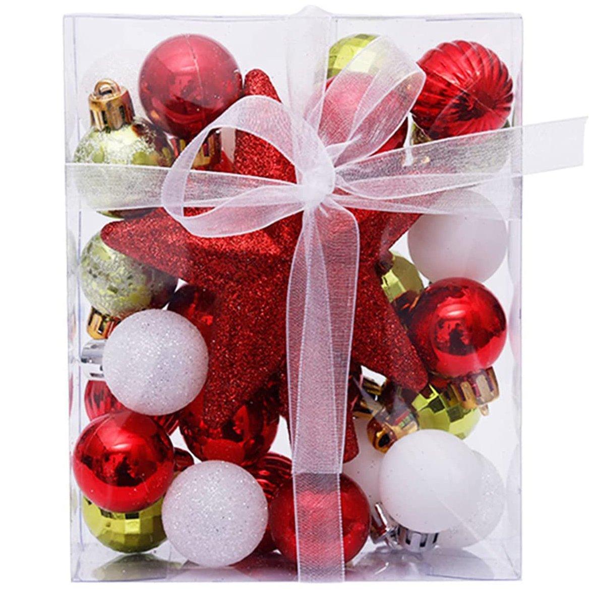 Frendorf | 30-teilig: Weihnachtsbaumkugeln für den Christbaum