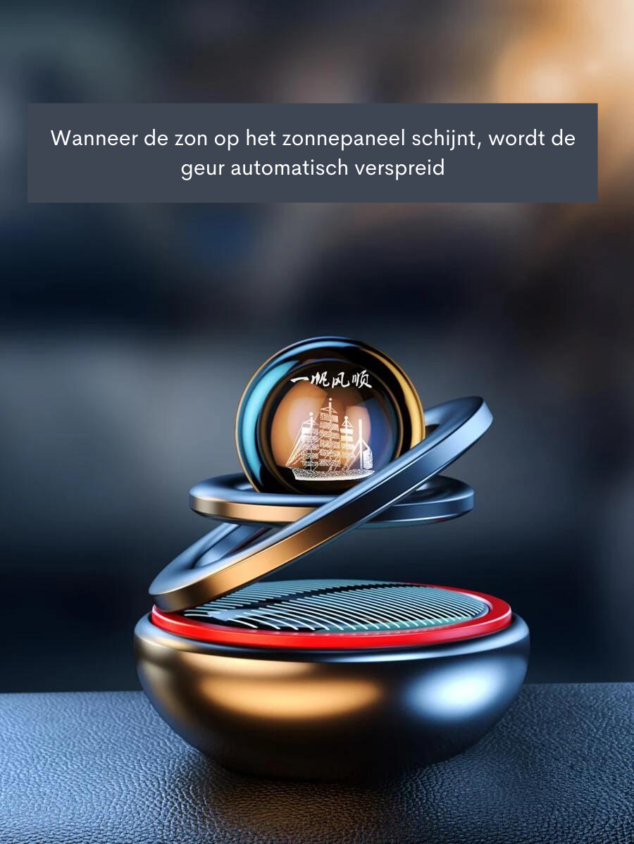 Frendorf | Becotic Solar-Auto-Lufterfrischer | Cooles Design und funktioniert mit Solarenergie