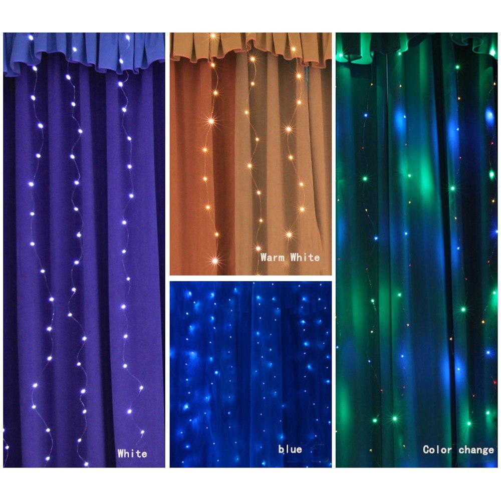 Frendorf | 300 LED 8 Modi Innen/Außen Lichterkette mit Fernbedienung