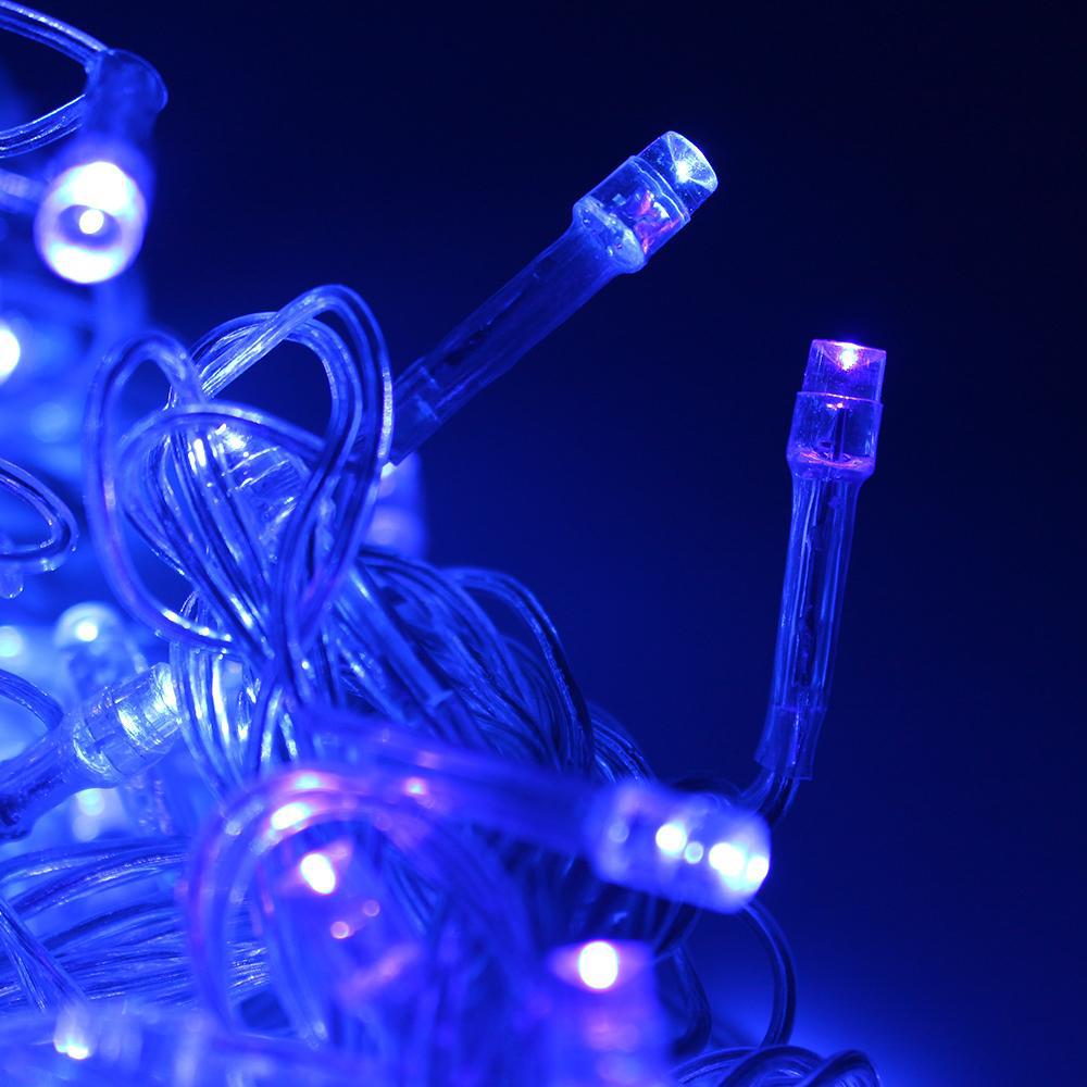 Frendorf | 300 LED Blaue Feen Lichtervorhang mit Controller