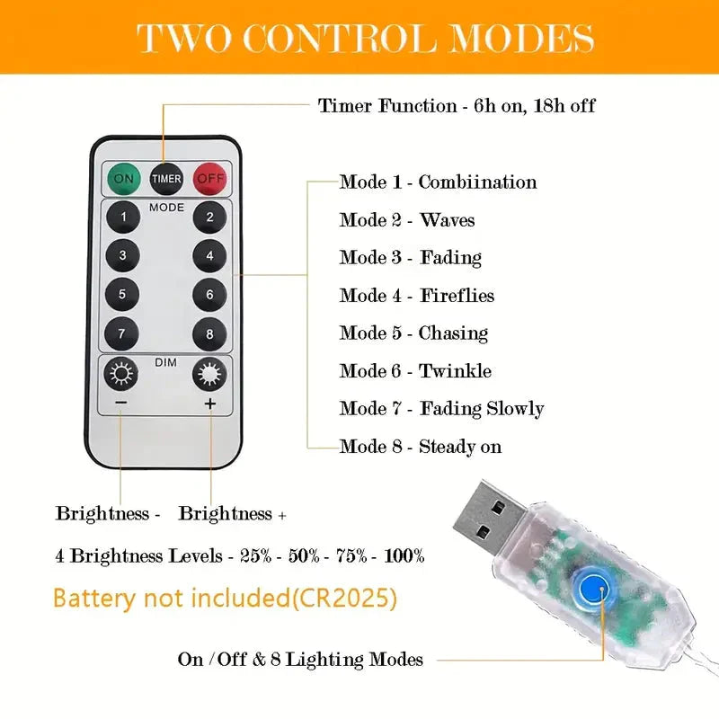 Frendorf | 300 LED Vorhang Lichterketten