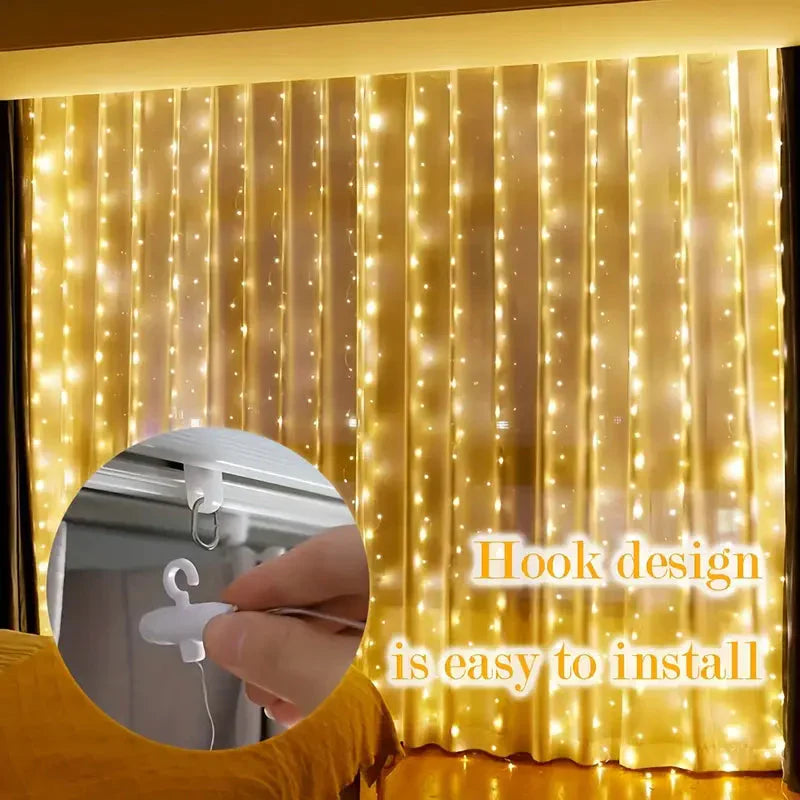 Frendorf | 300 LED Vorhang Lichterketten
