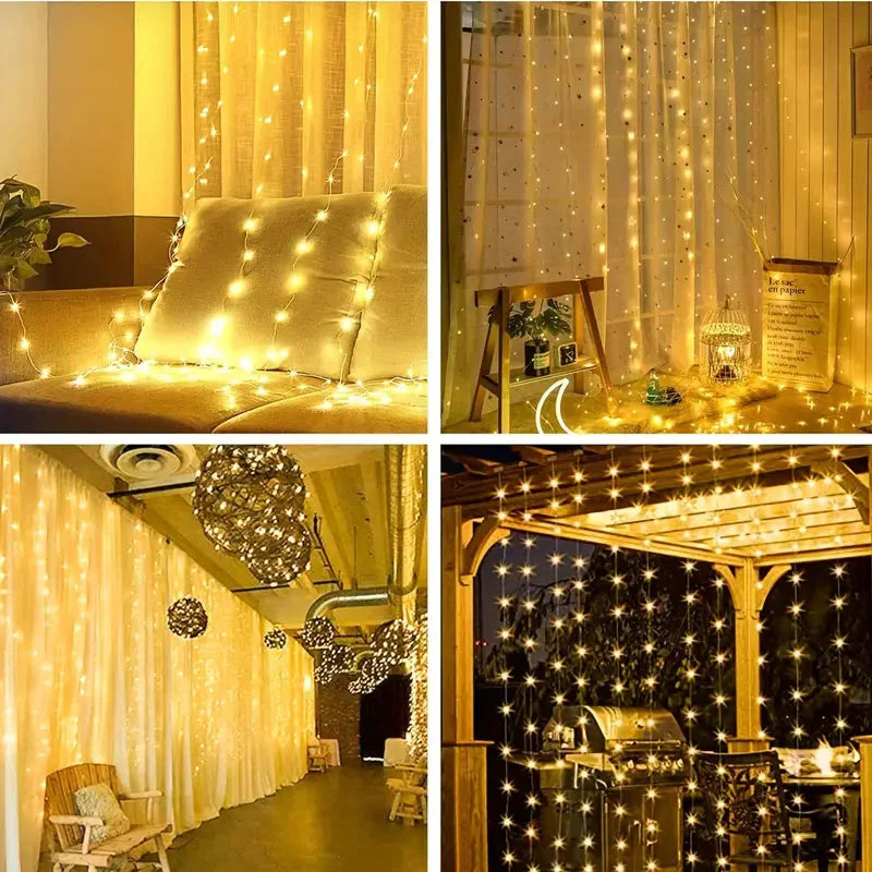 Frendorf | 300 LED Vorhang Lichterketten
