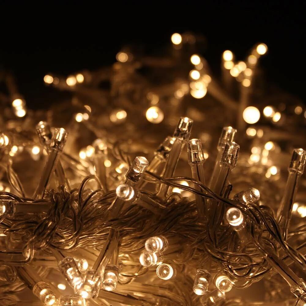 Frendorf | 300 LED Außen Lichterkette Feen Hochzeits Vorhang Licht Party Dekor