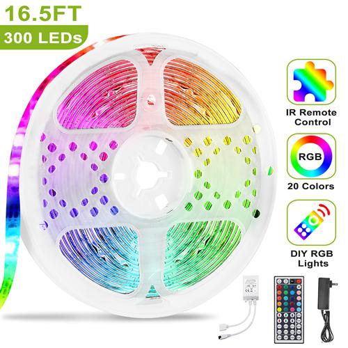 Frendorf | 300 LEDs Streifenlichter mit Fernbedienung