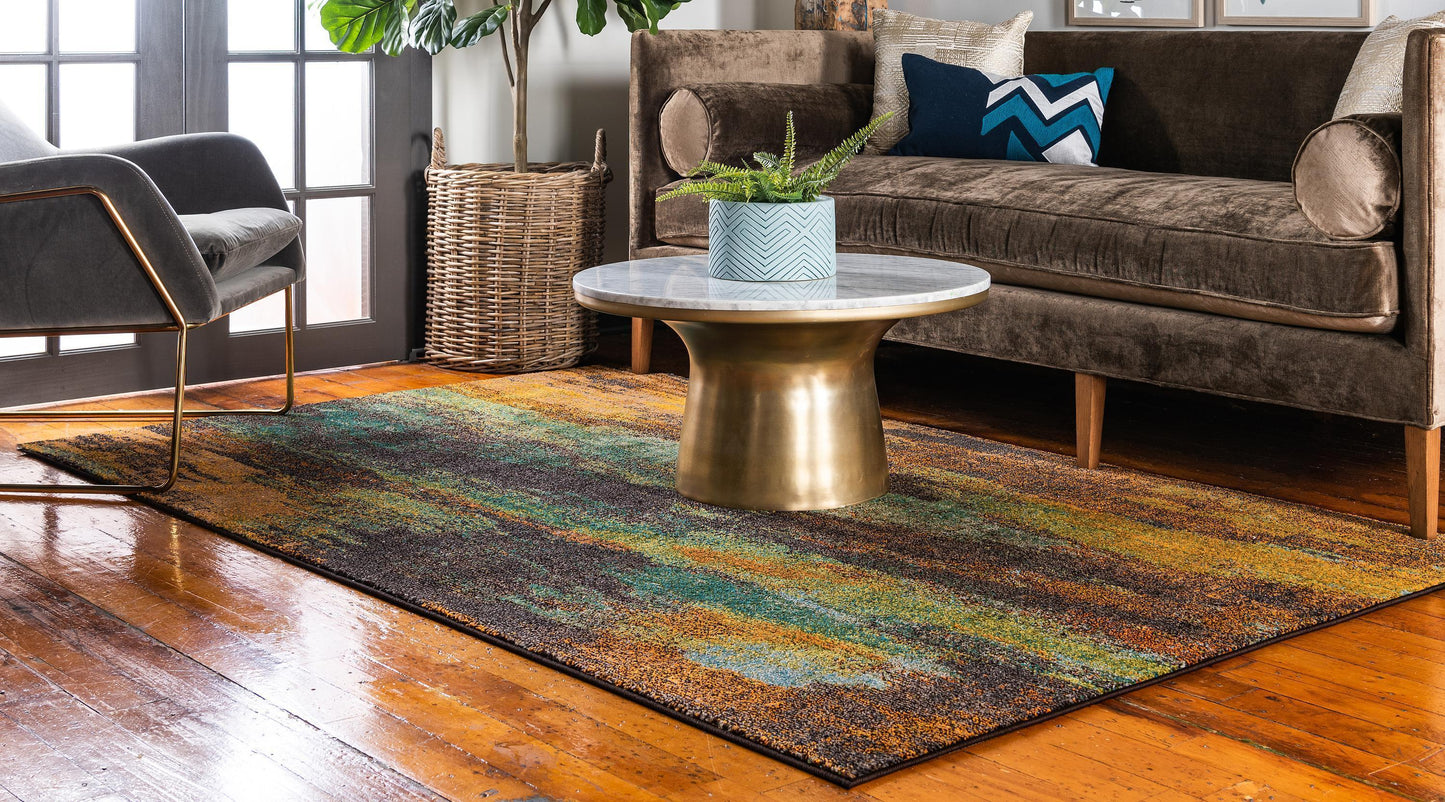 Frendorf | Blendora Teppich | Farbverlauf-Design | Rechteckig, Rund & Läufer | Moderner Teppich für Wohnzimmer & Schlafzimmer