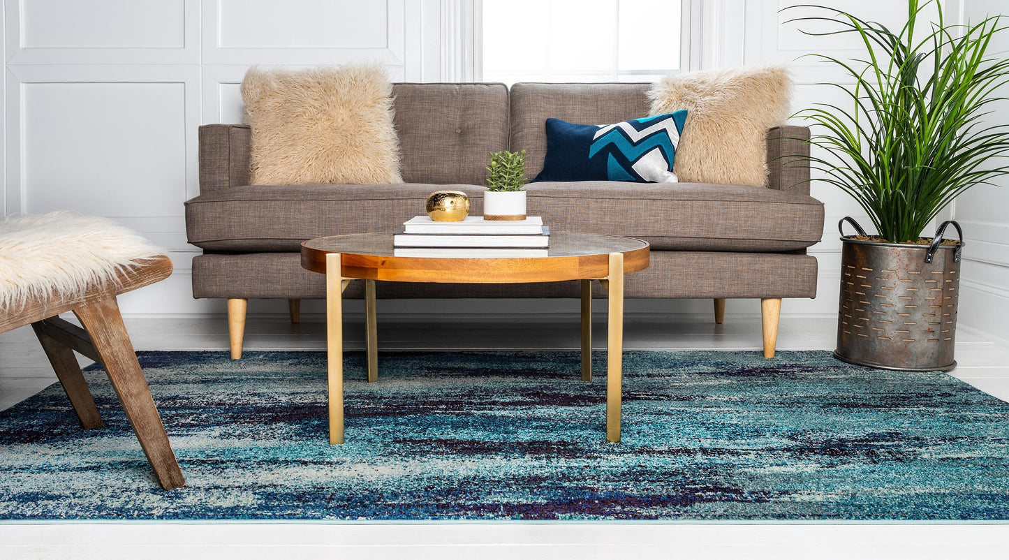Frendorf | Blendora Teppich | Farbverlauf-Design | Rechteckig, Rund & Läufer | Moderner Teppich für Wohnzimmer & Schlafzimmer