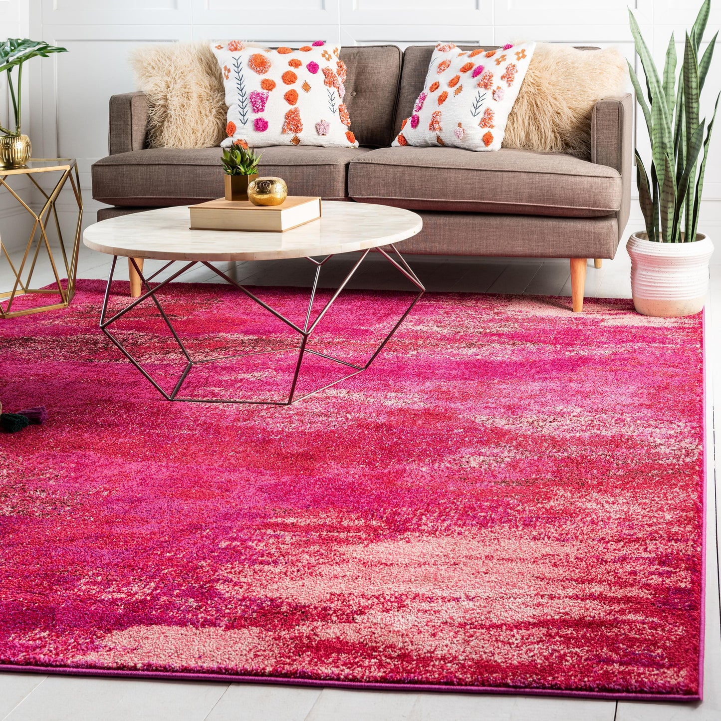 Frendorf | Blendora Teppich | Farbverlauf-Design | Rechteckig, Rund & Läufer | Moderner Teppich für Wohnzimmer & Schlafzimmer