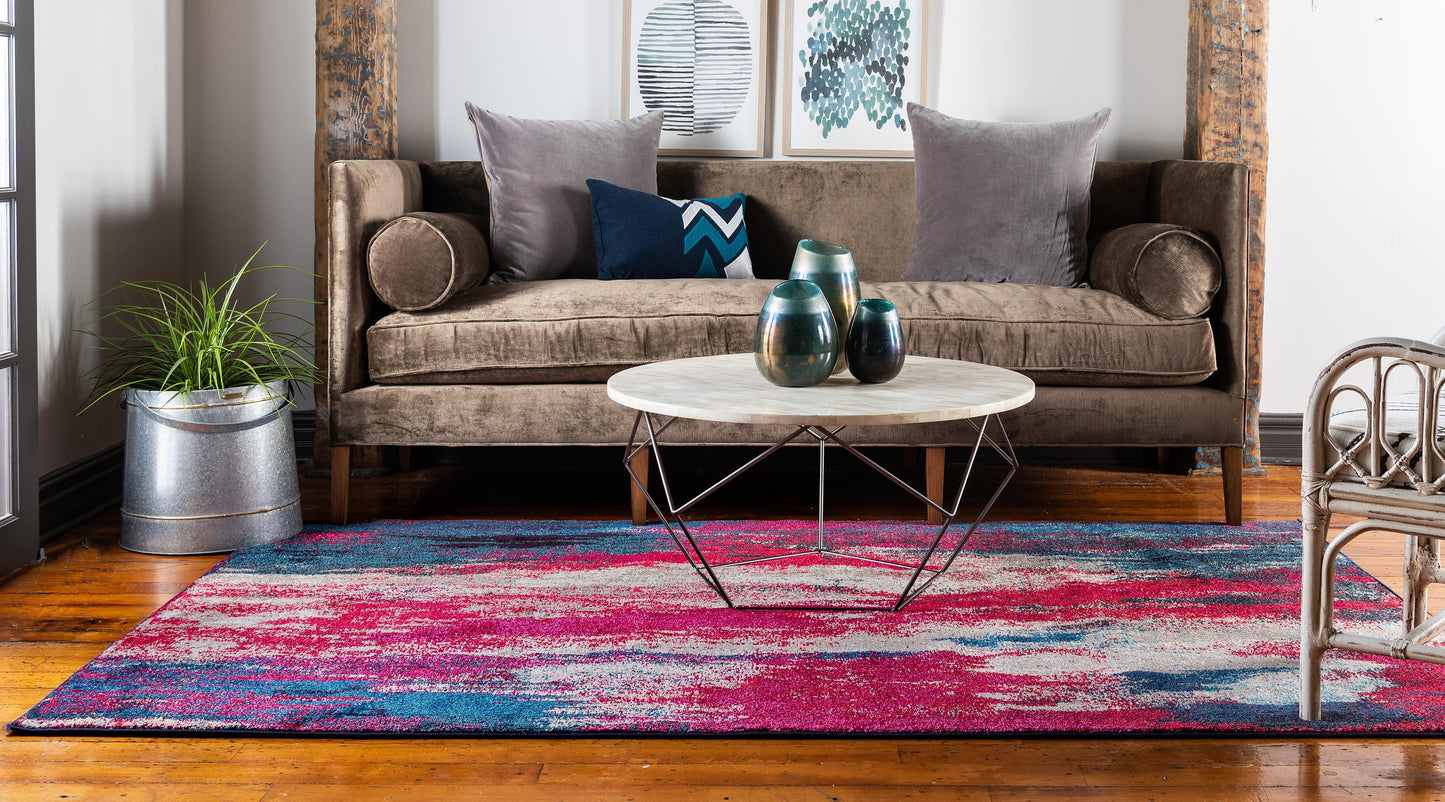 Frendorf | Blendora Teppich | Farbverlauf-Design | Rechteckig, Rund & Läufer | Moderner Teppich für Wohnzimmer & Schlafzimmer
