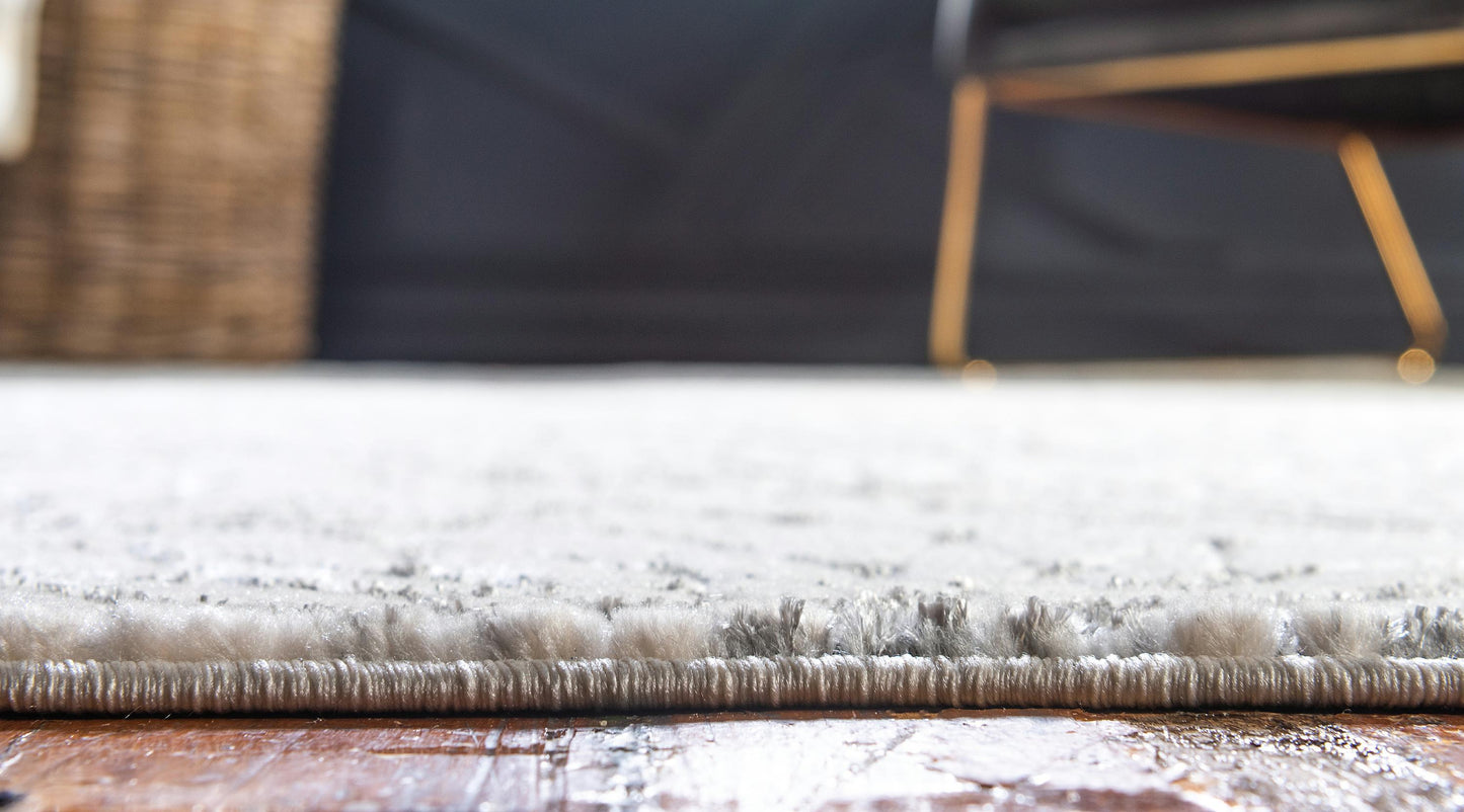 Frendorf | Floriva Lotusblumen-Teppich | Luxus-Design | Hochwertige Musterung | Wohn- & Schlafzimmer-Deko