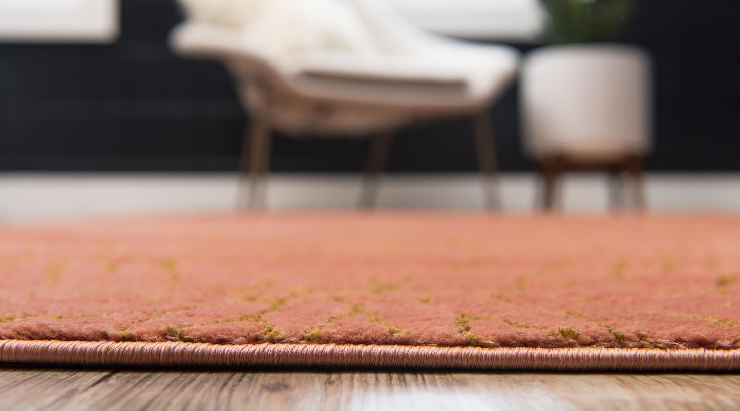 Frendorf | Floriva Lotusblumen-Teppich | Luxus-Design | Hochwertige Musterung | Wohn- & Schlafzimmer-Deko
