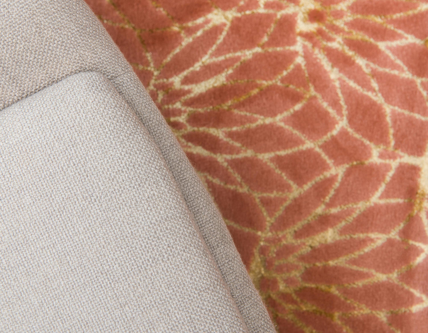 Frendorf | Floriva Lotusblumen-Teppich | Luxus-Design | Hochwertige Musterung | Wohn- & Schlafzimmer-Deko