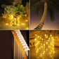 LED Solar Lichterkette - Außen wasserdichte Lichter für Weihnachten, Garten, Rasen, Bäume, Zaun und Gehweg Dekor