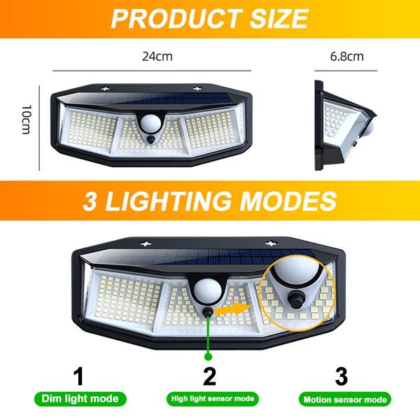 Frendorf | 308 LED Solar Außenleuchten
