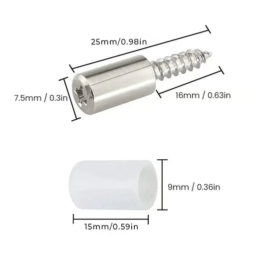 Frendorf | 30+50  | Selbstschneidende Schrauben für Schränke & Regale – Kein Bohren nötig