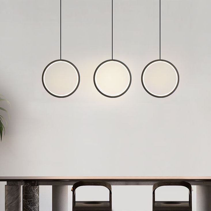 Modern Minimalist Runde Eisen Acryl LED Kronleuchter Für Schlafzimmer