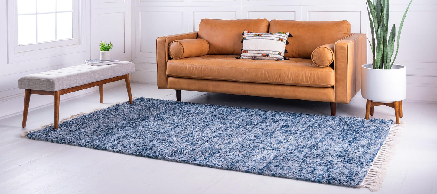 Frendorf | Marlea Hochflor Teppich mit Meliertem Design | Weich & Gemütlich | Perfekt für Wohnzimmer & Schlafzimmer