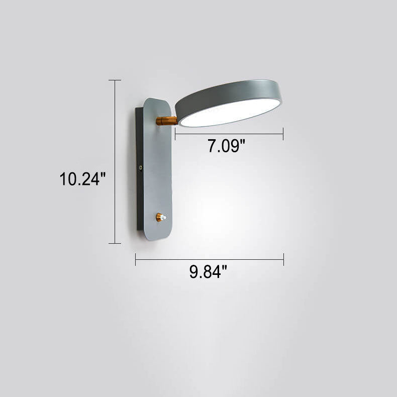 Frendorf | LumaSwitch Nordic LED Wandleuchte | Drehbar | 3 Lichtfarben | Leselampe | Minimalistisches Design
