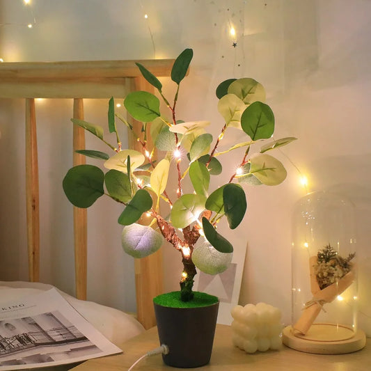 Frendorf | TwinkleBranch - LED-Nachtlicht mit Weihnachtszweig und dekorativem Topf